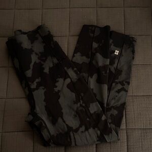 Sweaty Betty Black Camouflage Power 7/8 Leggings